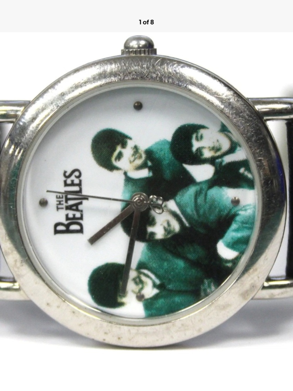 The Beatles Apple Watch ⌚️ with wooden guitar shaped case